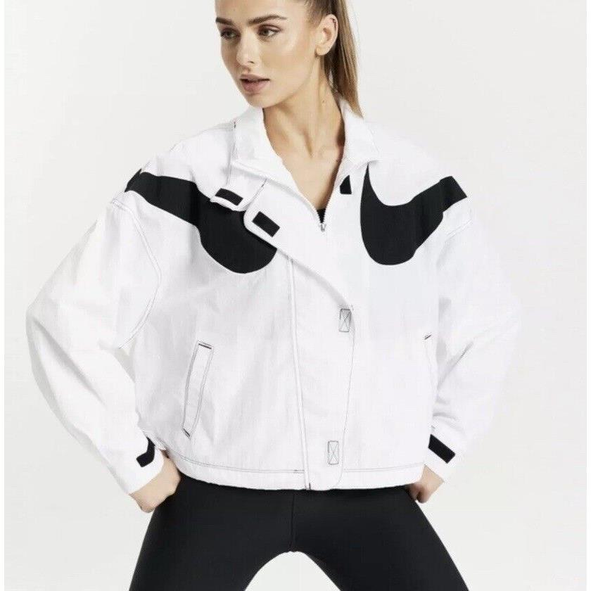 Women s Nike Sportswear Swoosh Repel Jacket DD5584-100 Oversized Small