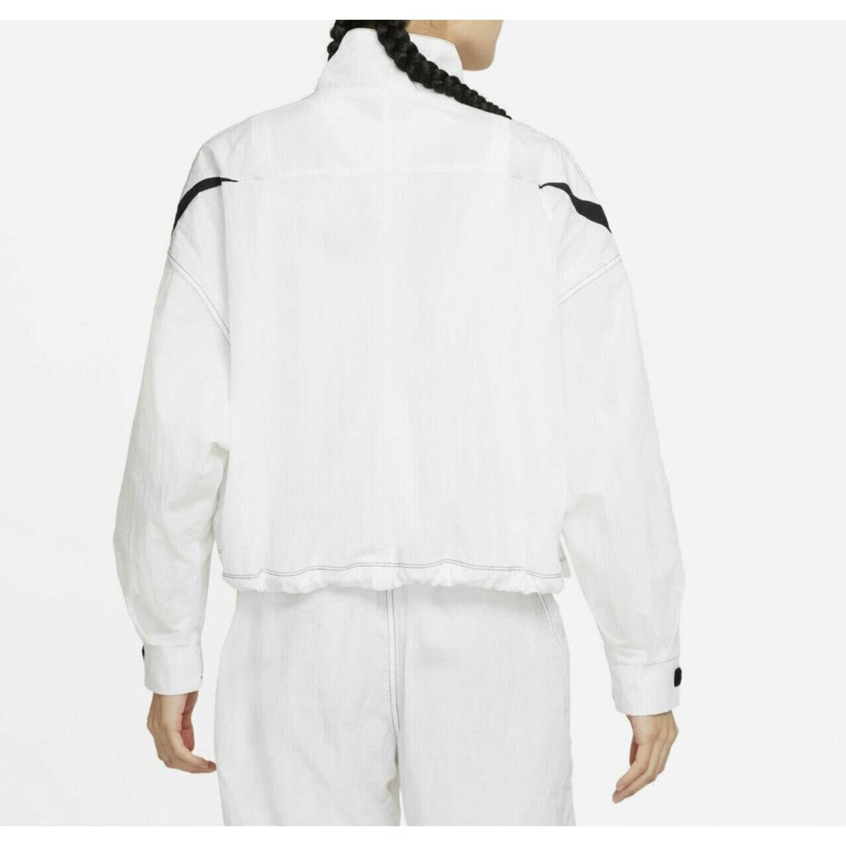 Nike DR6132-100 Swoosh Repel Woven Oversized Windbreaker Jacket White - Medium