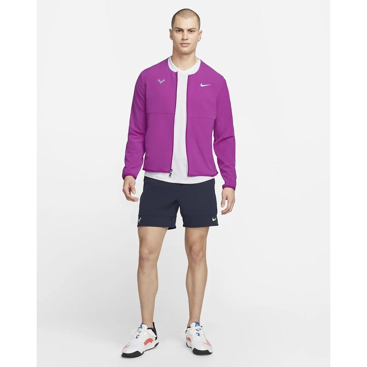 Nike Court Nadal Purple Tennis Jacket CV2713 584 Men s Size Small