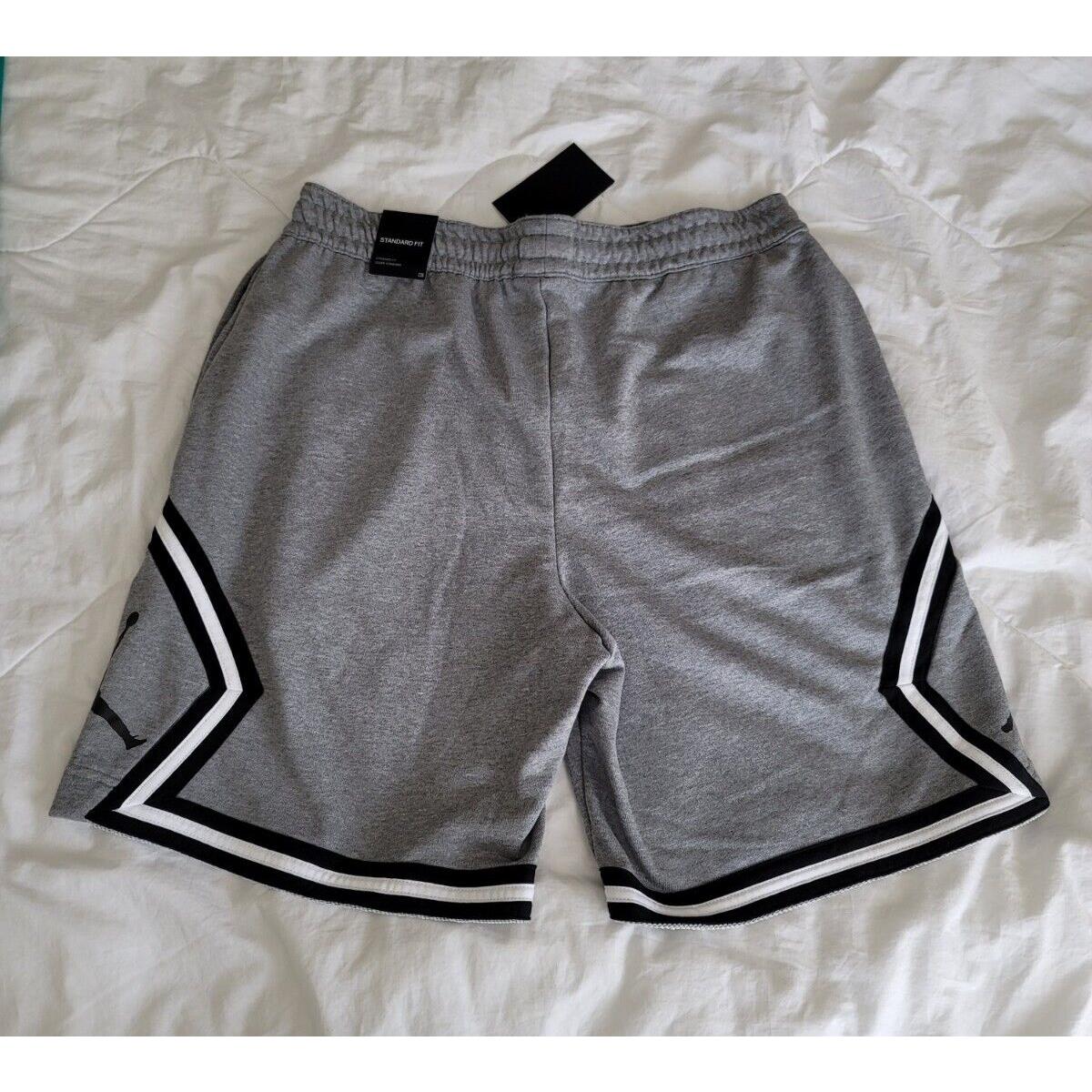 Nike Jordan Brand Fleece Diamond Shorts CV7317-091 Men`s Size Large