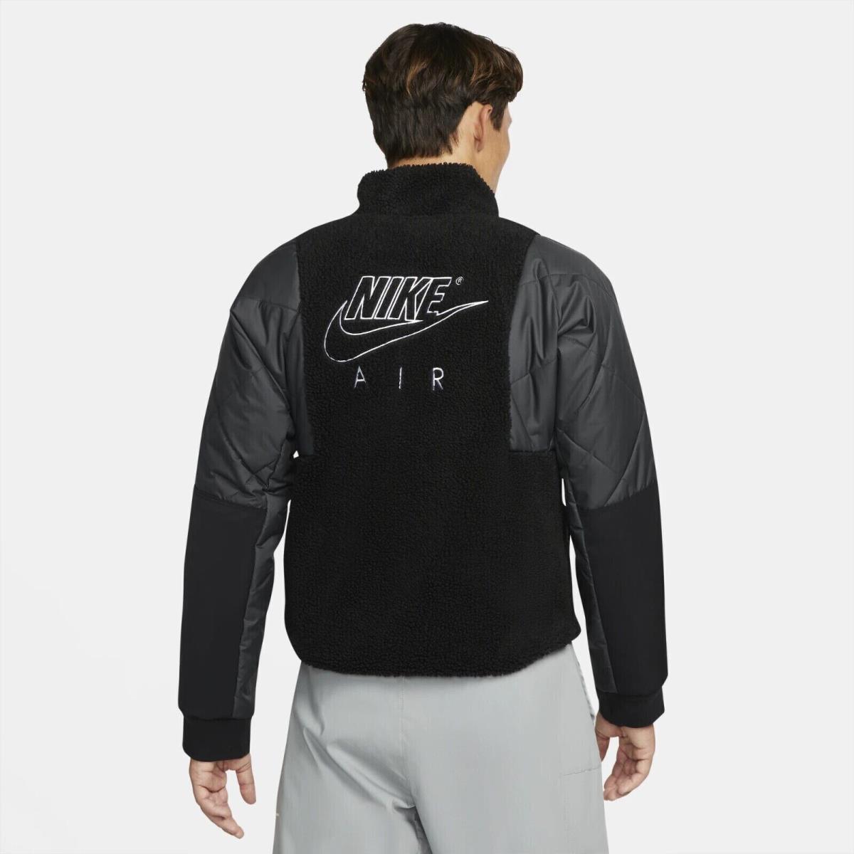 Nike Air Winter 1/2 Zip MM Top Black Gray Size S