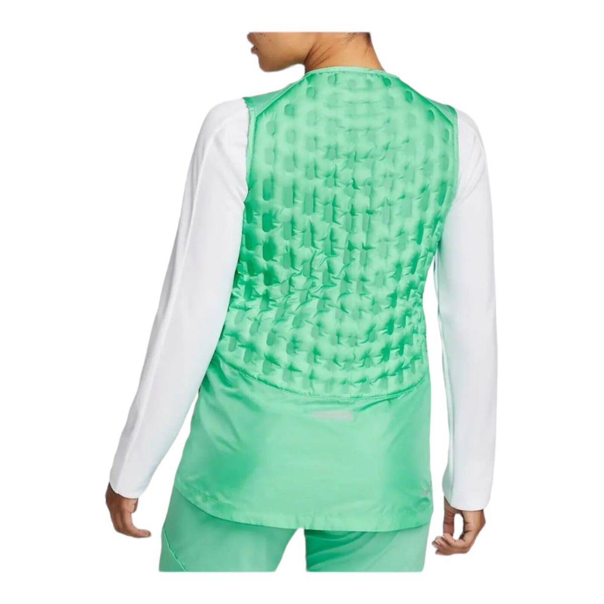 Nike Therma-fit Adv Down Running Vest Womens Sz. Med Green DD6063-369 NWT$185