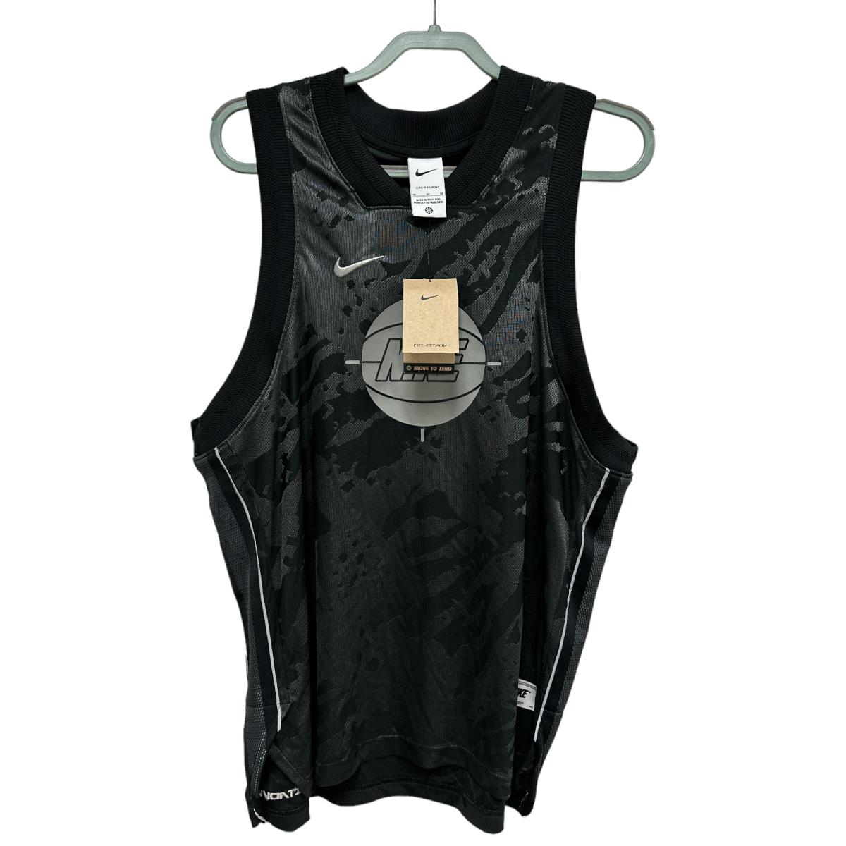 Nike Dri-fit Adv Men`s Premium Basketball Jersey and Loose Fit Shorts Set M
