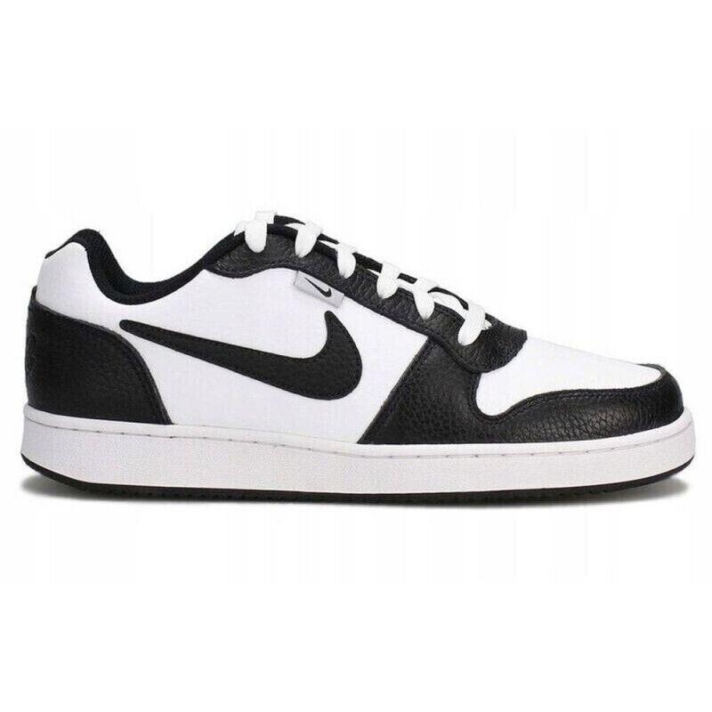 Nike Ebernon Low Premium Men`s Shoes White/black/grey Sneaker Size 13 AQ1774-102 - White