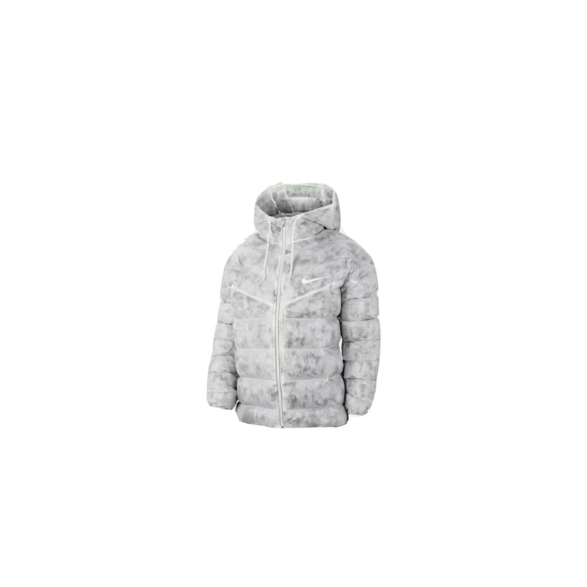 Nike Sportswear Syn-fill Jacket CZ1907 121 White/grey Women`s Size XL