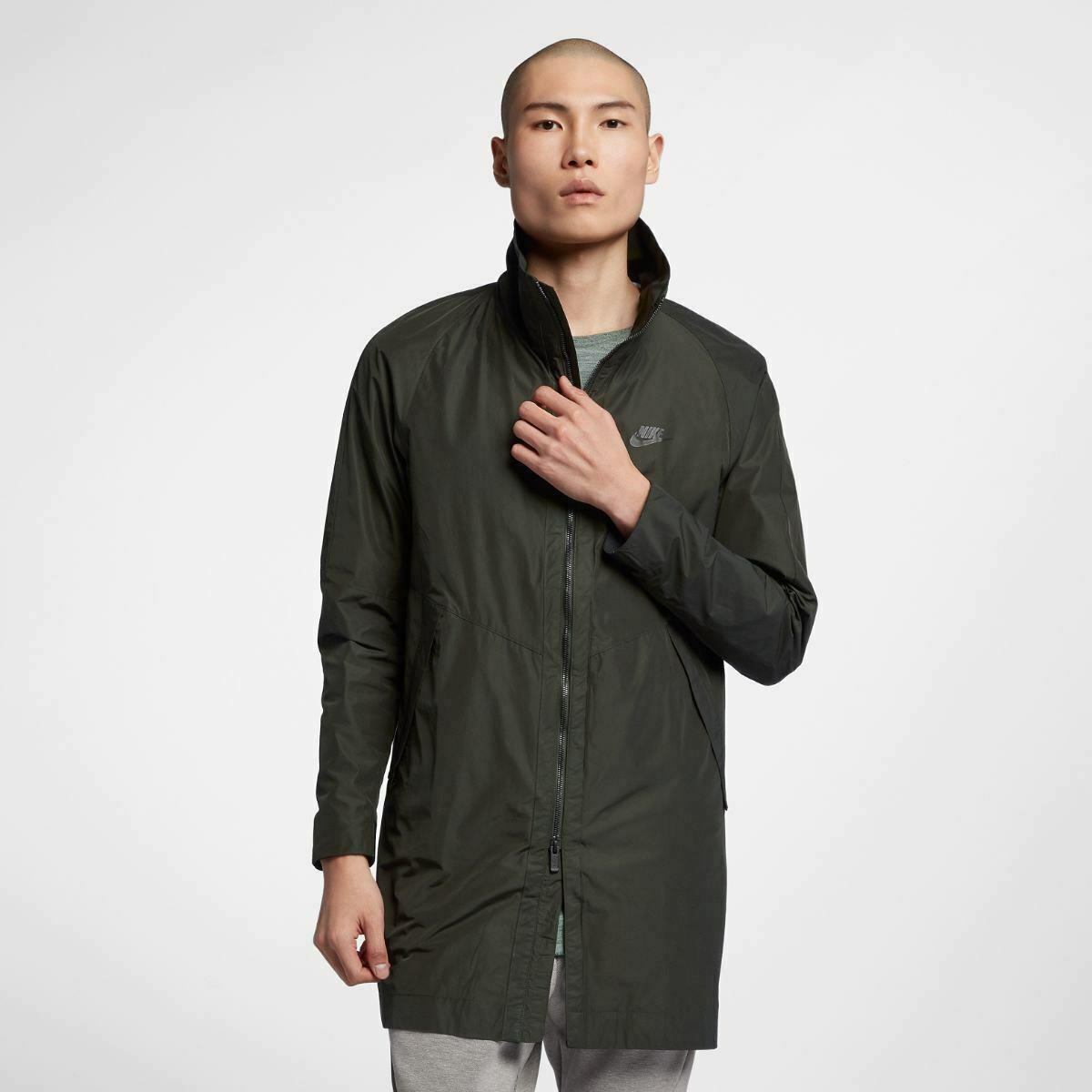 Men`s Nike Sportswear Franchise Jacket 886251-355 Size Large Sequoia Green