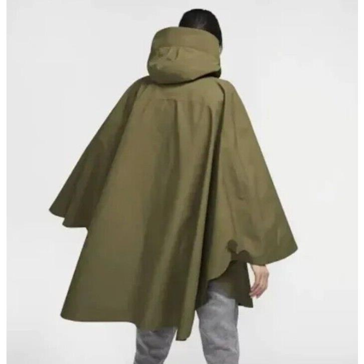 Nike Nikelab Acg Gore-tex 3-in-1 Poncho Olive Women Size Small AR4542 395