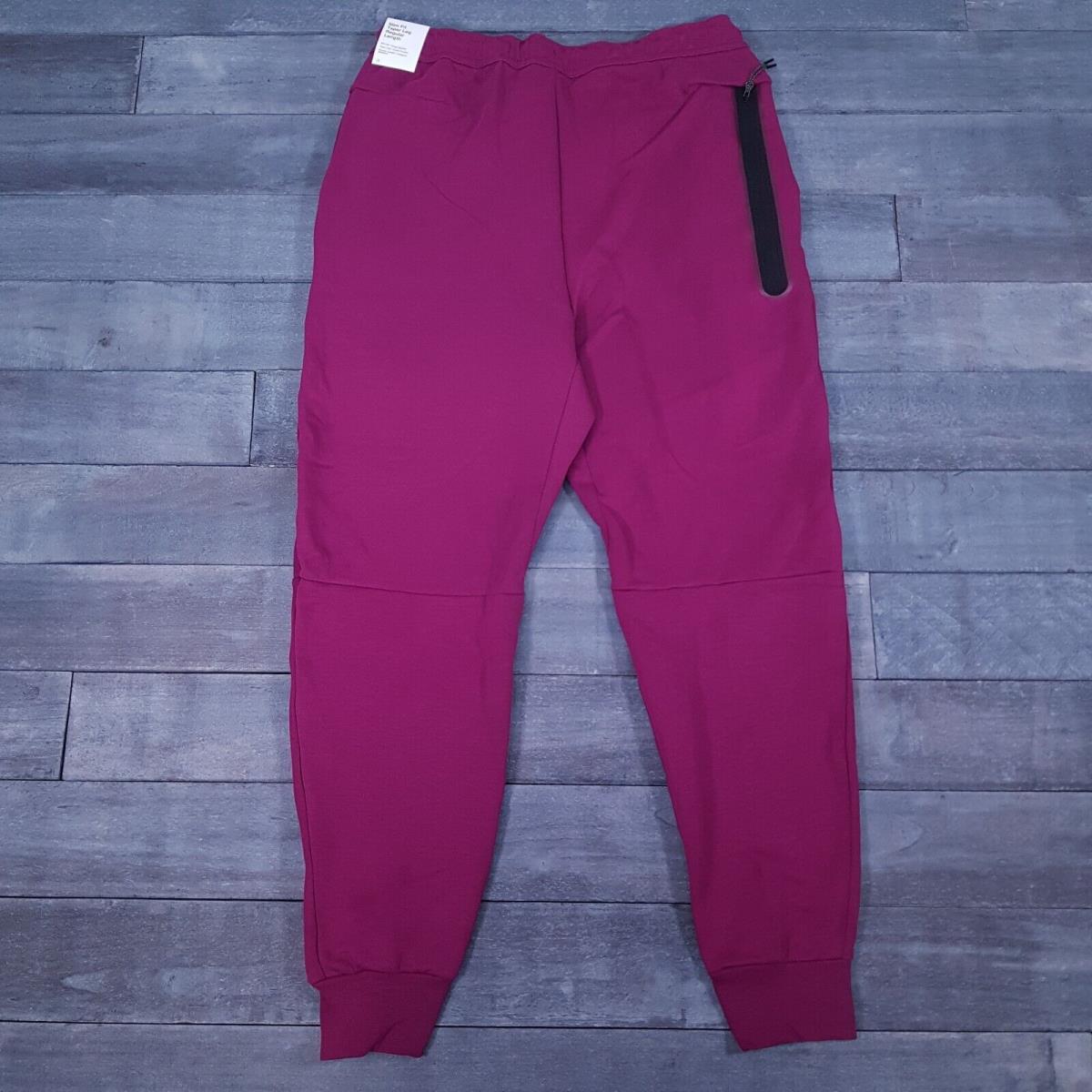 Nike Sportswear Tech Fleece Slim Fit Tapered Joggers Mens Large Royal Sangria