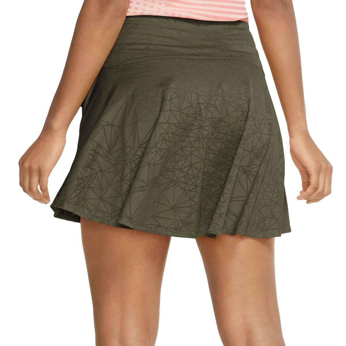 Nike L Women`s Breathe 15 Golf/tennis/pickleball Skort-oilve CK5788-222