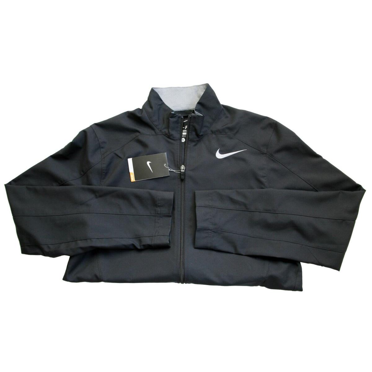 Nike Men s Dri-fit Weatherproof Golf Jacket Black 688493-010 Size SM