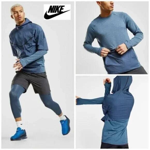 Nike Men L Sphere Convert Tech Pack Hoodie Training Running Top Jacket