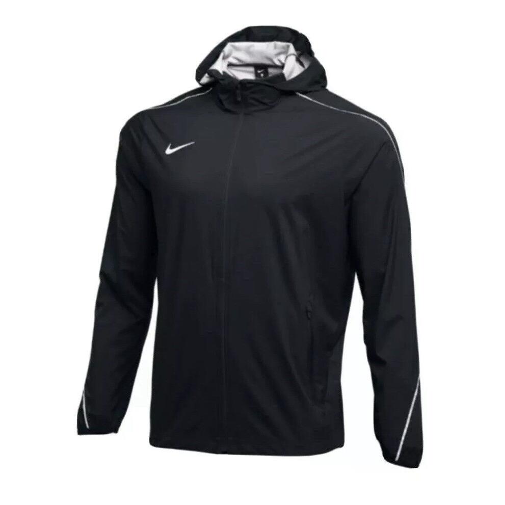 Nike Running Team Woven Rain Hooded Jacket Size Large Men`s AJ3654-010