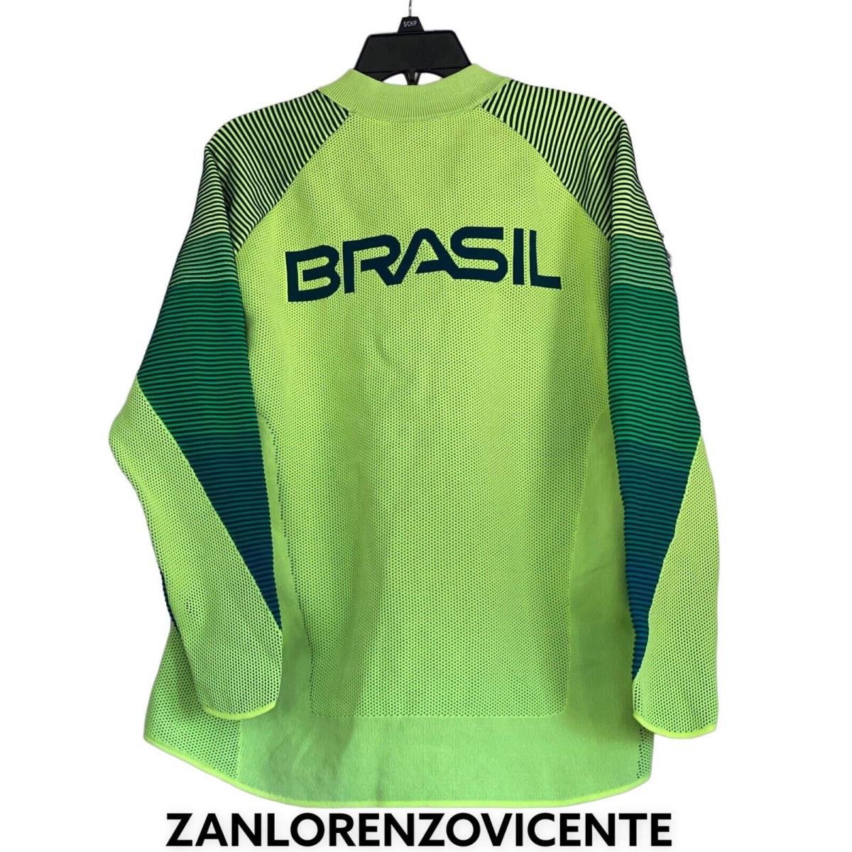 Nike Womens Sportswear Dynamic Reveal Team Brazil Jacket Size XL 826614 709