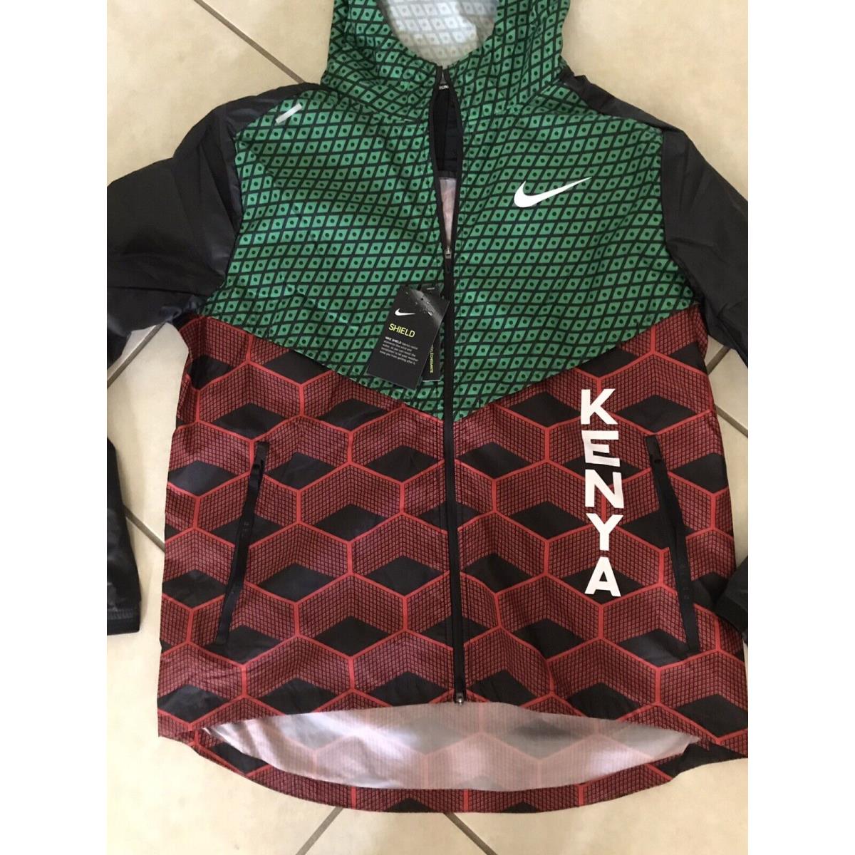 Nike Team Kenya Shieldrunner Running Jacket Sz M CV0396 673 Unisex