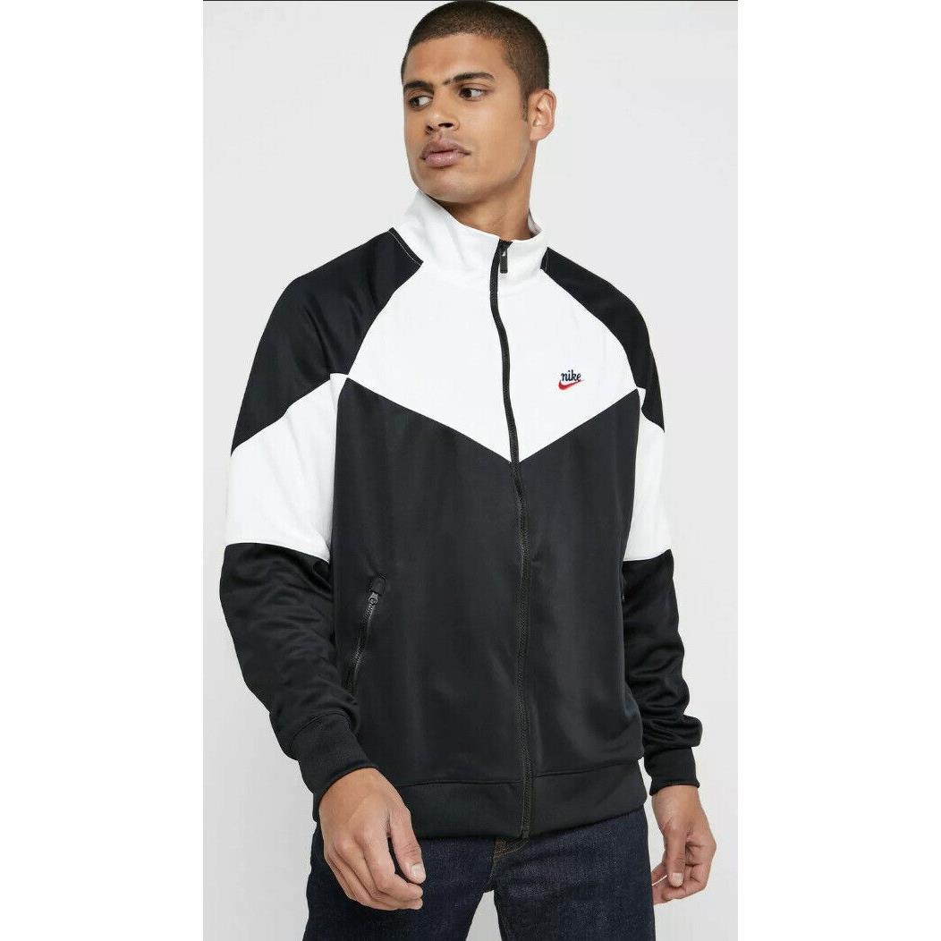 Nike Sportswear Men s Heritage Windrunner Jacket BV2625-010 Black Extra Large