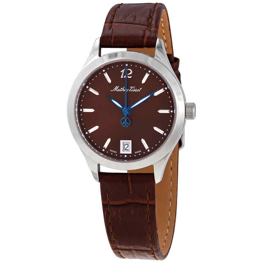 Mathey-tissot Urban Quartz Brown Dial Ladies Watch D411AM