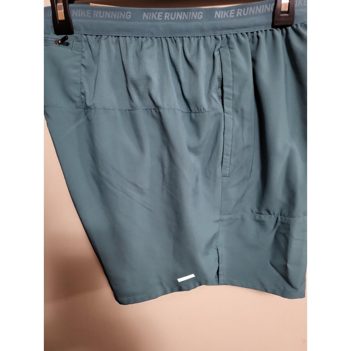 2024-NWT-Nike Men s Flex Stride 7 2 in 1 Running Shorts Lg-green DM4759-379