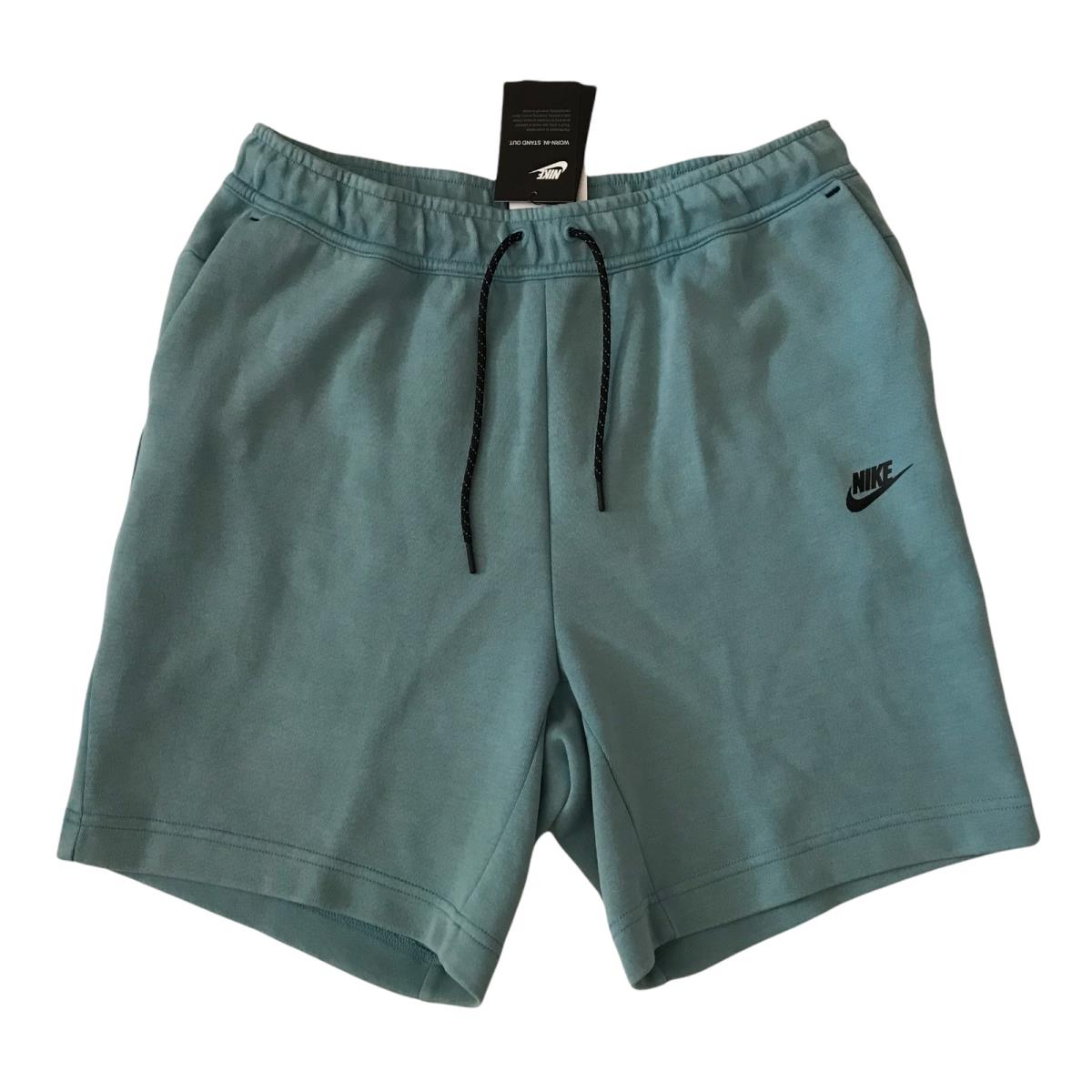 Nike Sportswear Tech Fleece Shorts Men s SZ XL Blue/black CZ9912-424