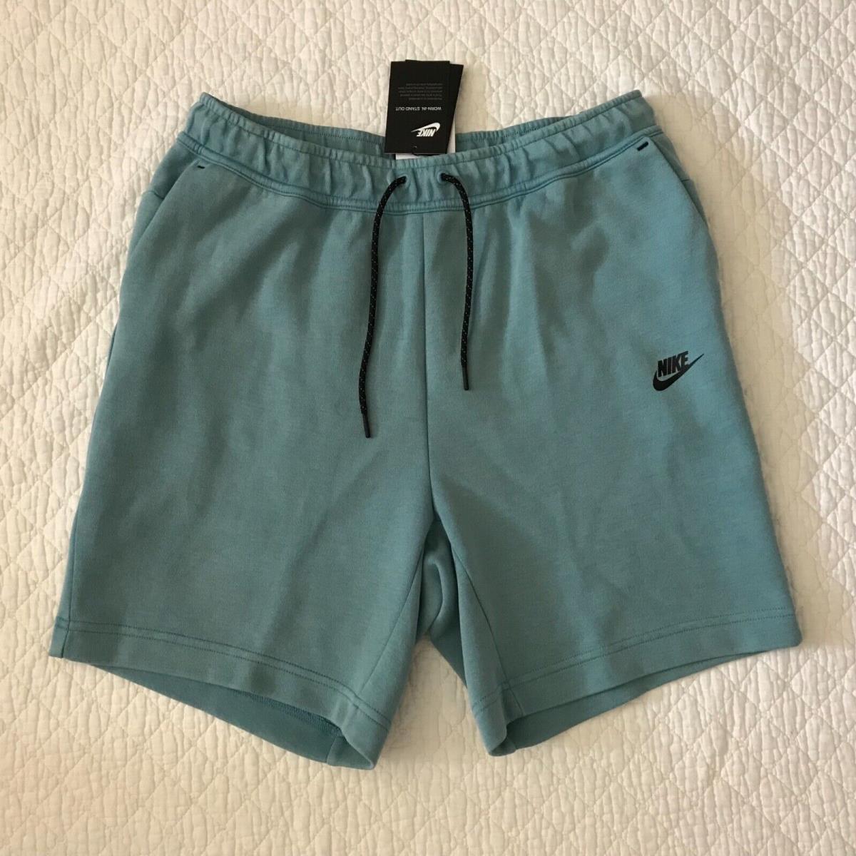 Nike Sportswear Tech Fleece Shorts Men s SZ XL Blue/black CZ9912-424