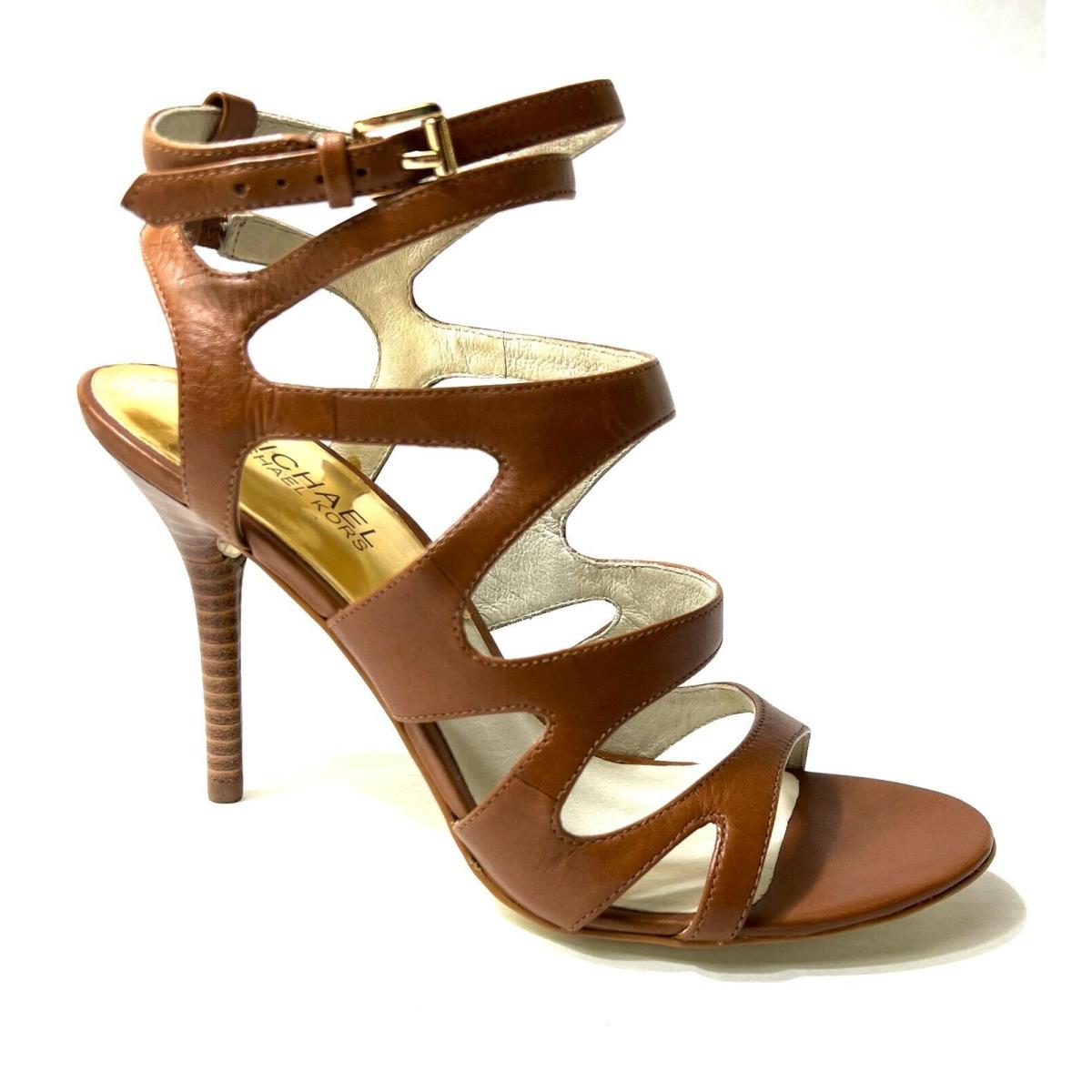 Kors Women`s Yvonne Ankle Strap Sandal Luggage Size 7 M