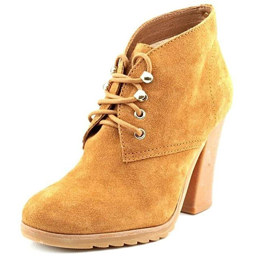 Kors Women`s Elliott Bootie Suede Luggage Size: 9 M