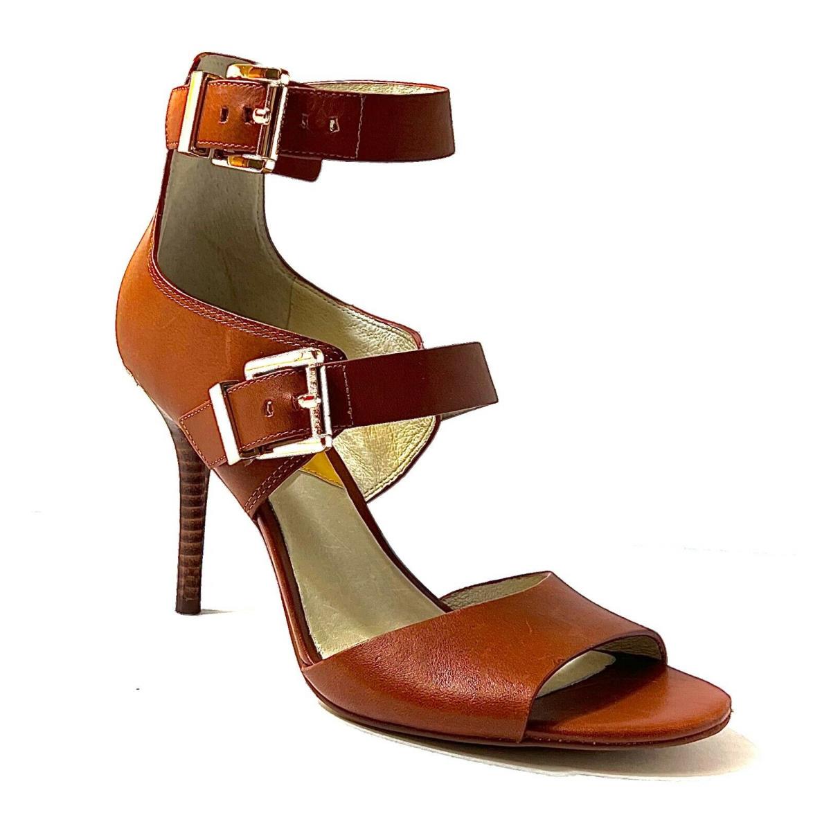 Kors Woman`s Adriana Ankle-strap Sandal Luggage