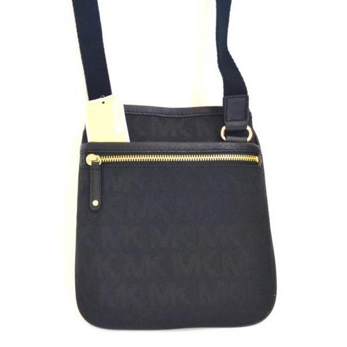 Michael Kors Item Black MK Logo Jacquard Crossbody Shoulder Bag