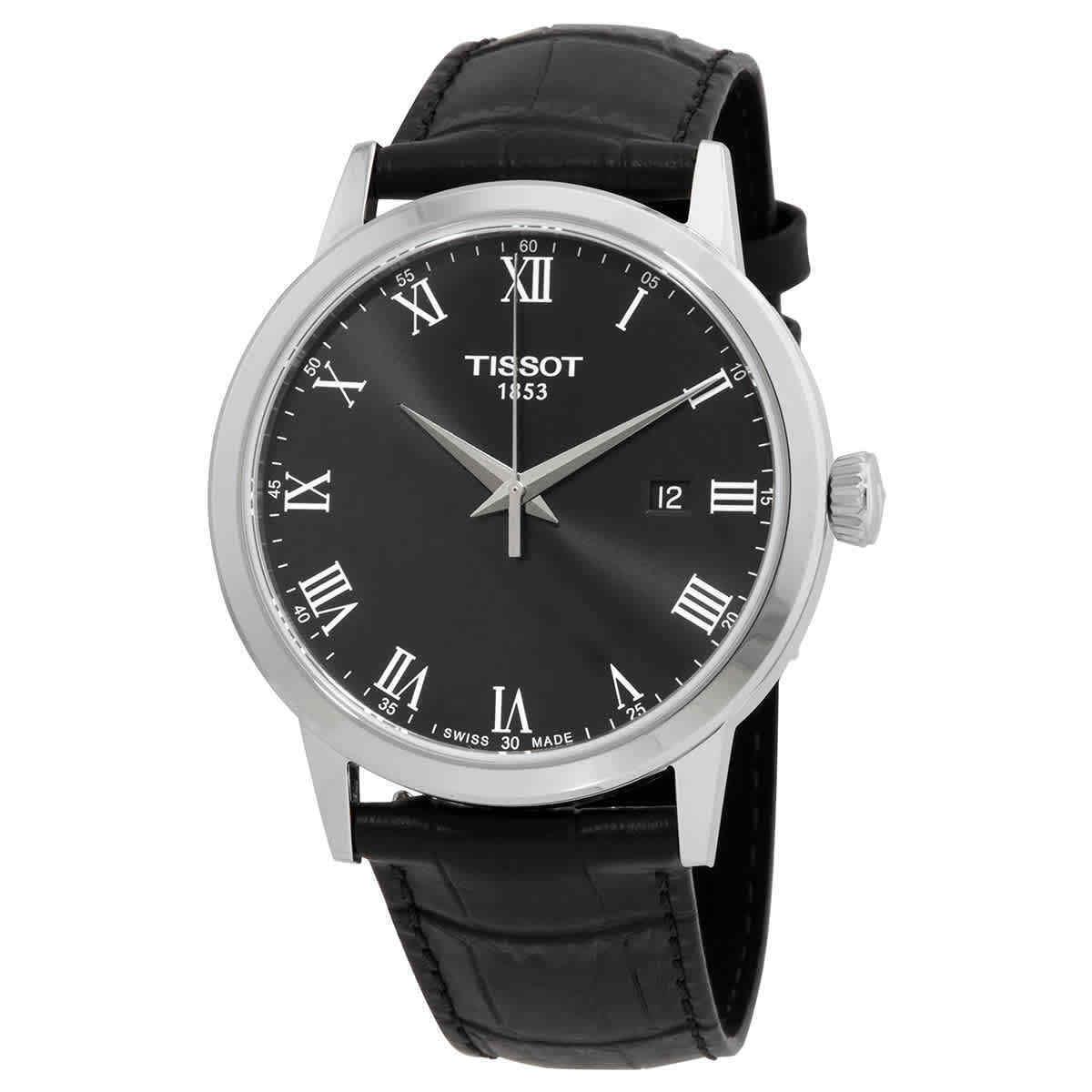 Tissot T-classic Quartz Black Dial Men`s Watch T129.410.16.053.00