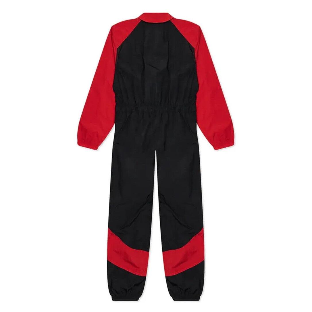 Jordan Essentials Full Length Women s Suit Red/black DJ2628-636 Sz 2X New