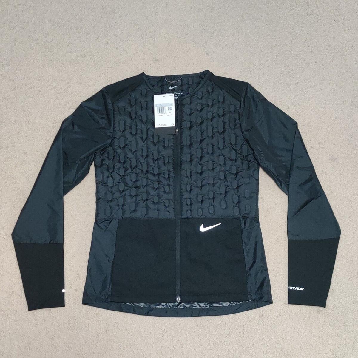 Nike Women`s Therma-fit Adv Down Fill Running Jacket Black Size XS DQ6709-010