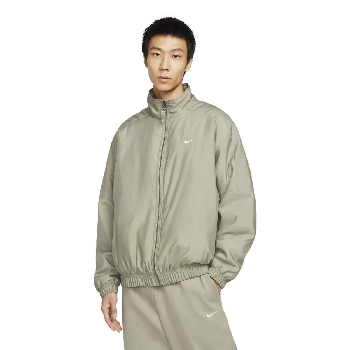 Size Small - Nike Sportswear Men`s Solo Swoosh Bomber Full Zip Jacket DN1266-320