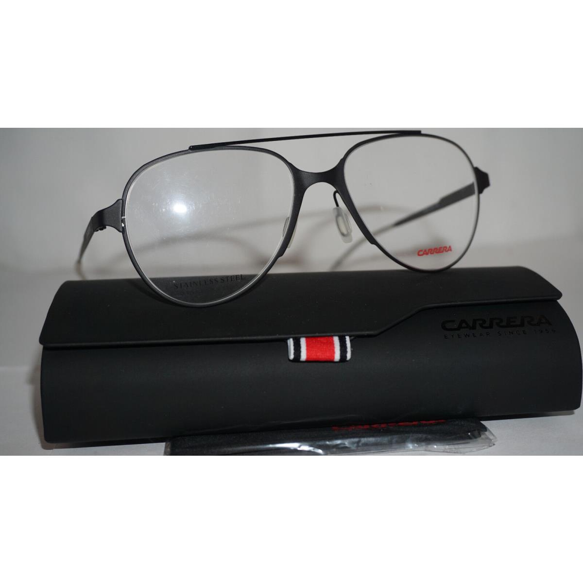 Carrera Eyeglasses Frame Aviator Matte Black Eck 53 17 145