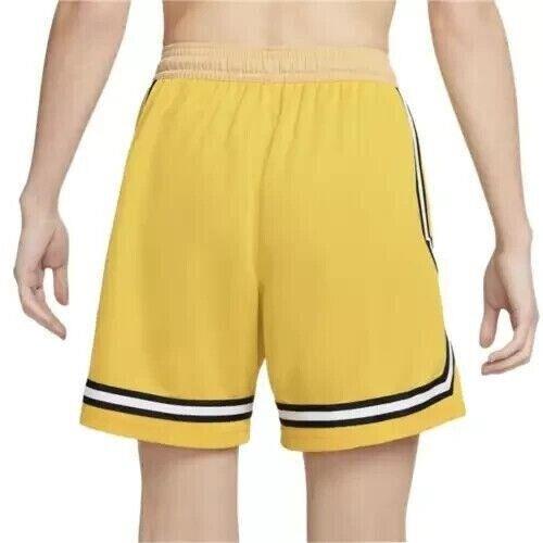 Nike Womens Dri-fit Fly Crossover Basketball Shorts Yellow DH7325-709 Medium