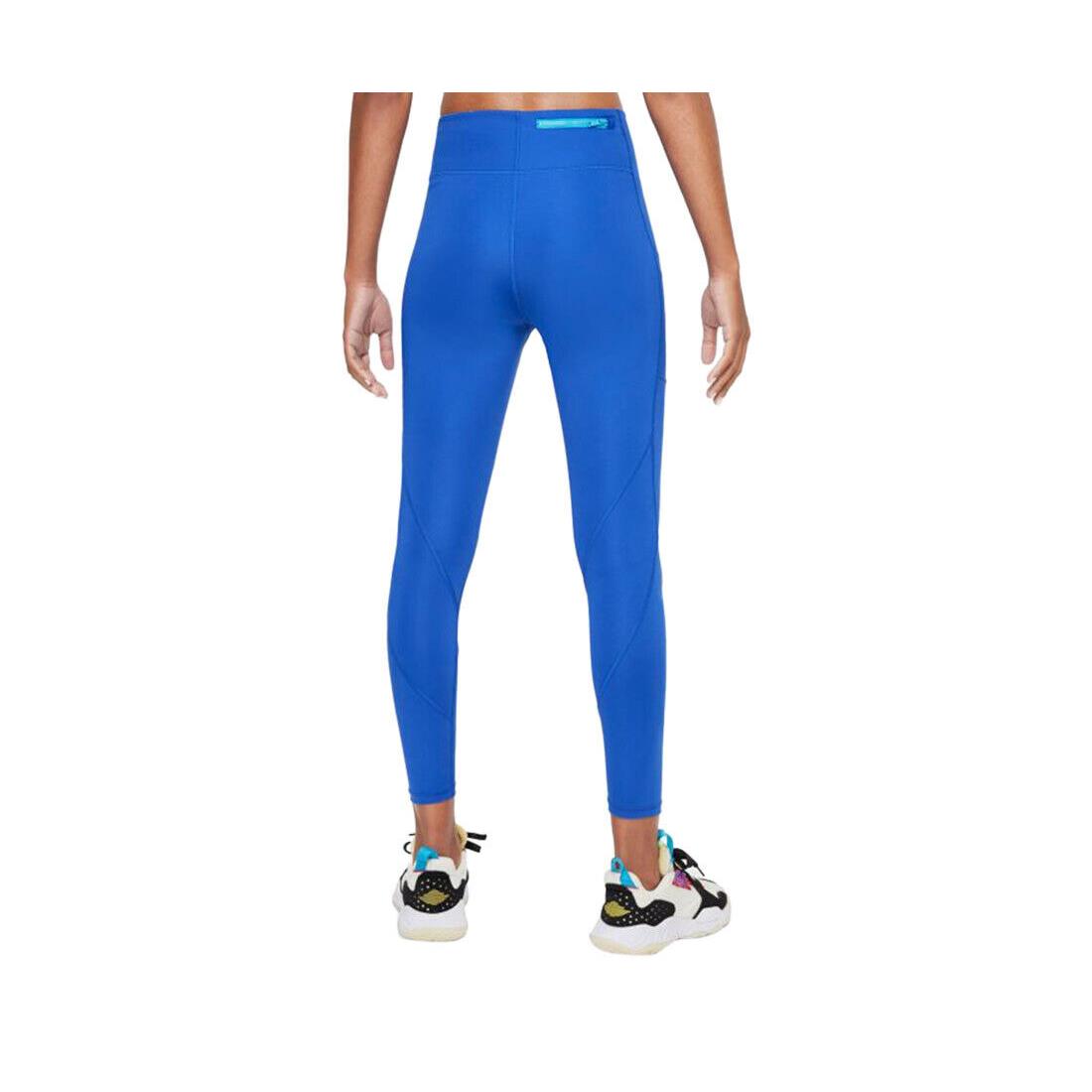 Nike Jordan 7/8 Essential Womens Active Leggings Size S Color: Blue/game Royal