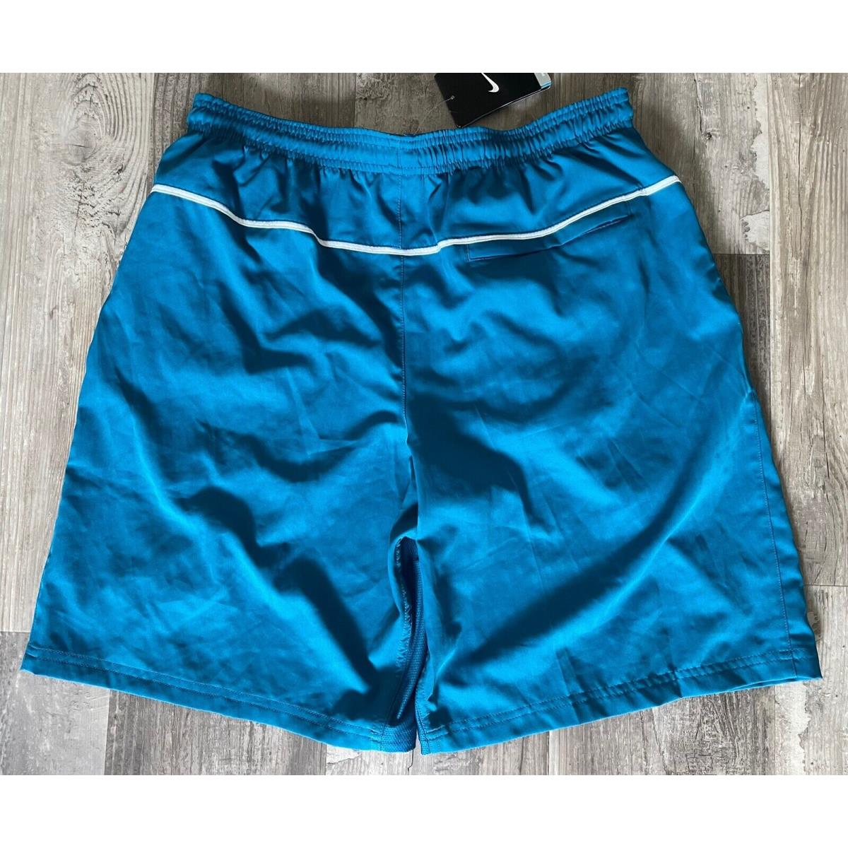 Nike Federer Miami 2012 Tennis Shorts Blue Men`s L 446966-323 Rare