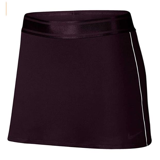 Nike M Women Court Straight Dri-fit Tennis/golf Skort-burgundy 939320-659