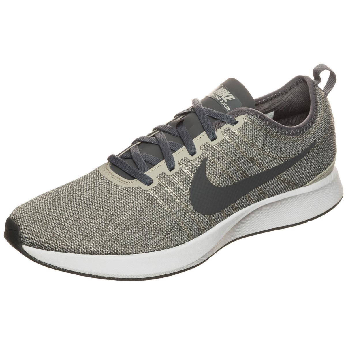 Nike Men`s Dualtone Racer Running Shoes Pale Grey 918227-003 US Size 10 - Pale Grey & Black/White