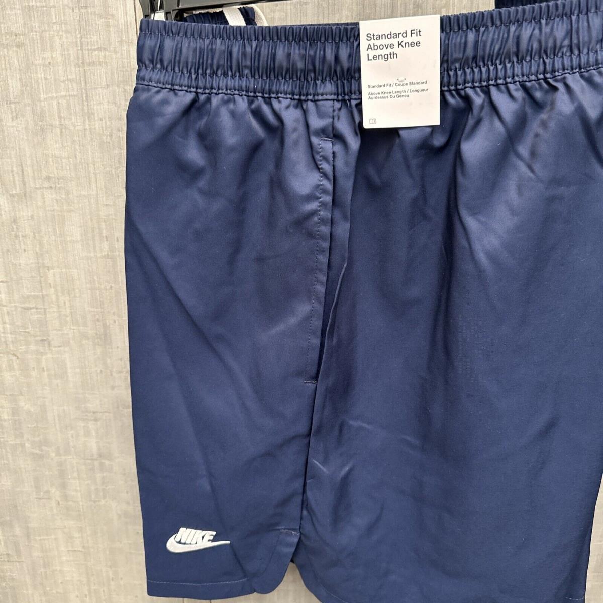 3-Nike- Men s NWT-2023 Woven Flow Lined Shorts -navy/blue Green- LG