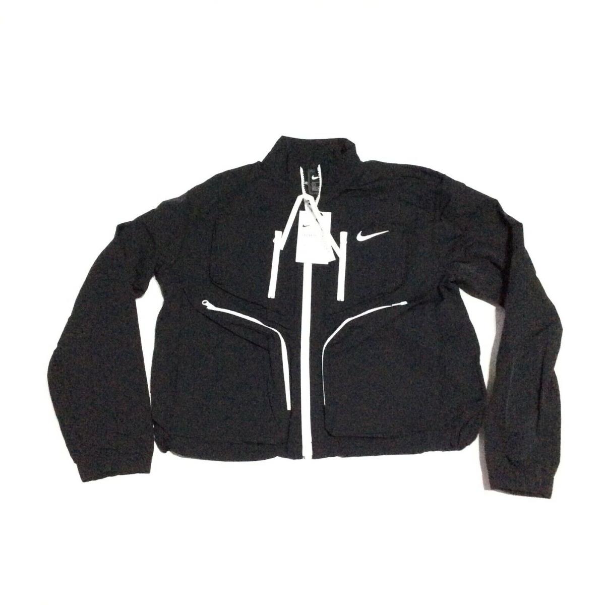 Nike Sportswear Tech Pack Woven Black White Oversized Jacket Womens Size Small