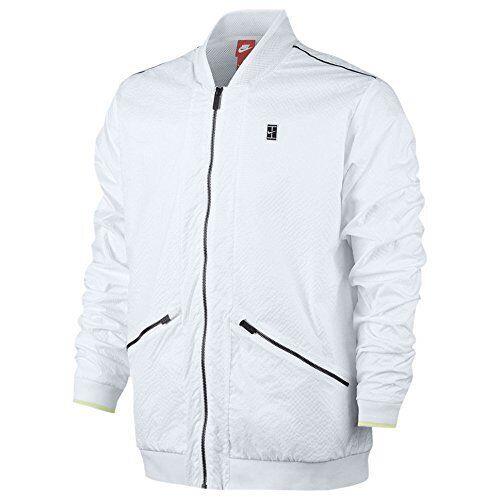 Nike Men`s Court Varsity Jacket White Sz Xxl 830919-101