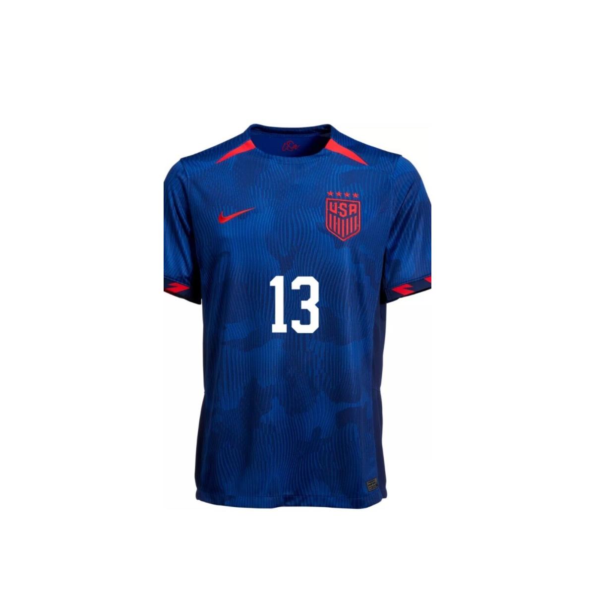 Nike Breathe Away Alex Morgan 13 Usa Soccer 2023 Jersey Women`s Large