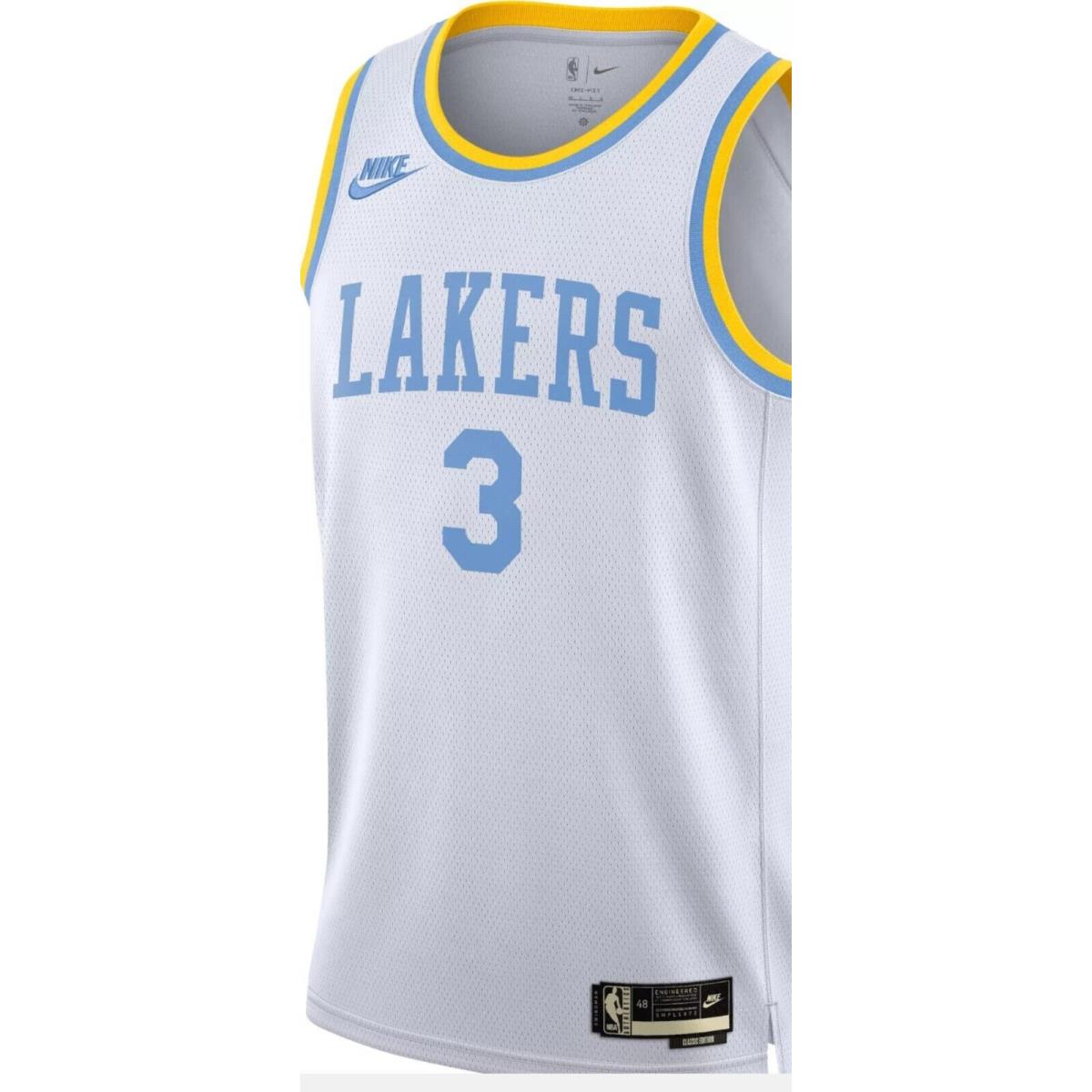 Anthony Davis Lakers Nike Swingman Hwc Edition Jersey Size Mens Large 48