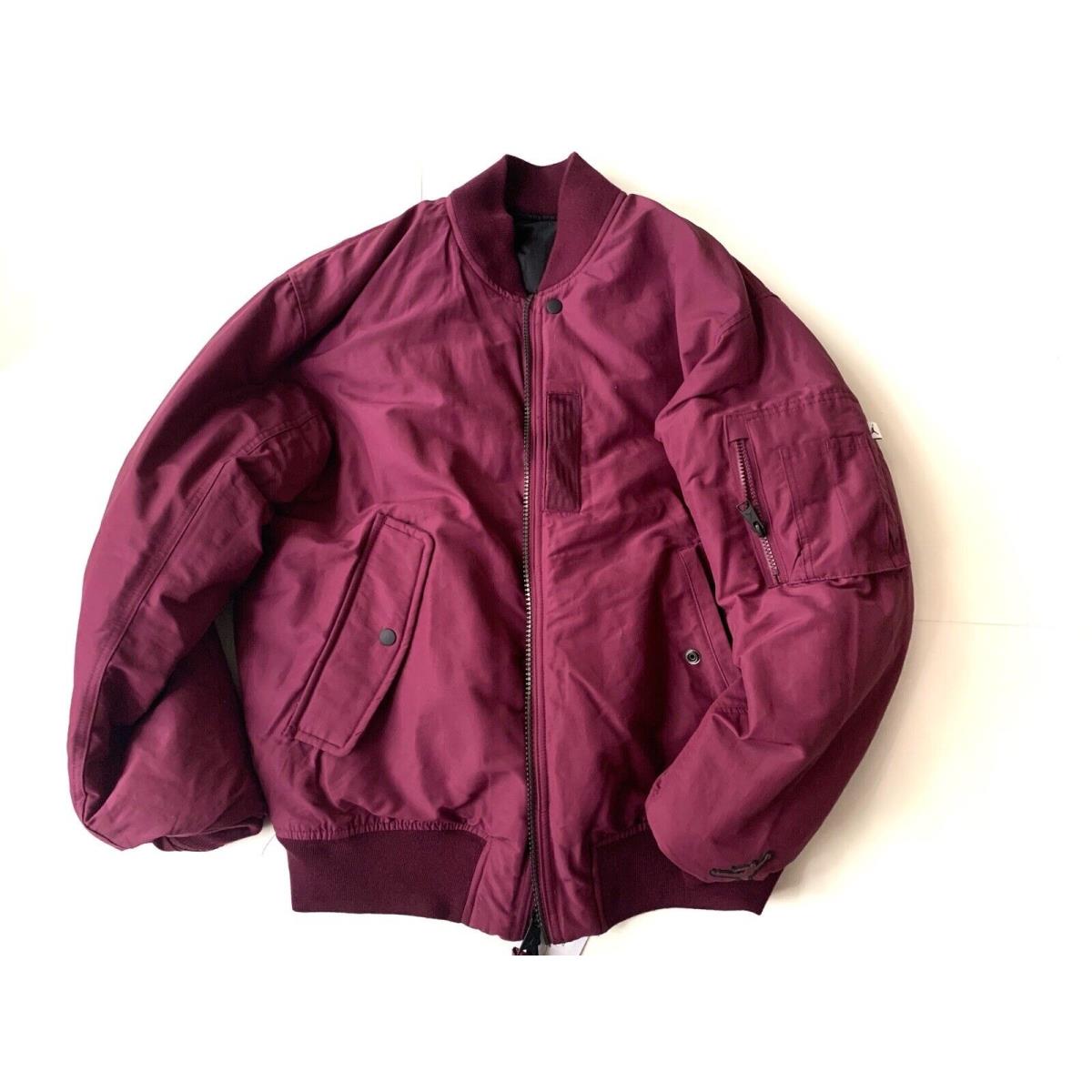 Air Jordan Essentials MA-1 Reversible Bomber Jacket DA9796-610 Bordeaux/black M