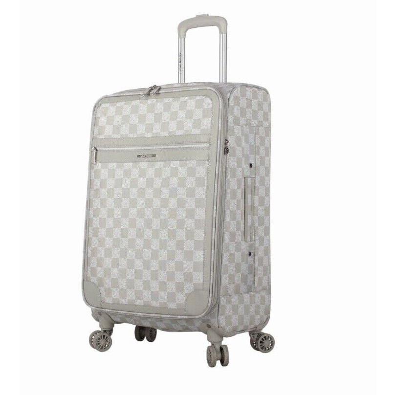 Steve Madden Lightweight 24 Inch Expandable Softside 4-Spinner Wheels Suitcase