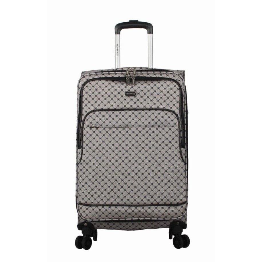 Steve Madden Lightweight 24 Inch Expandable Softside 4-Spinner Wheels Suitcase