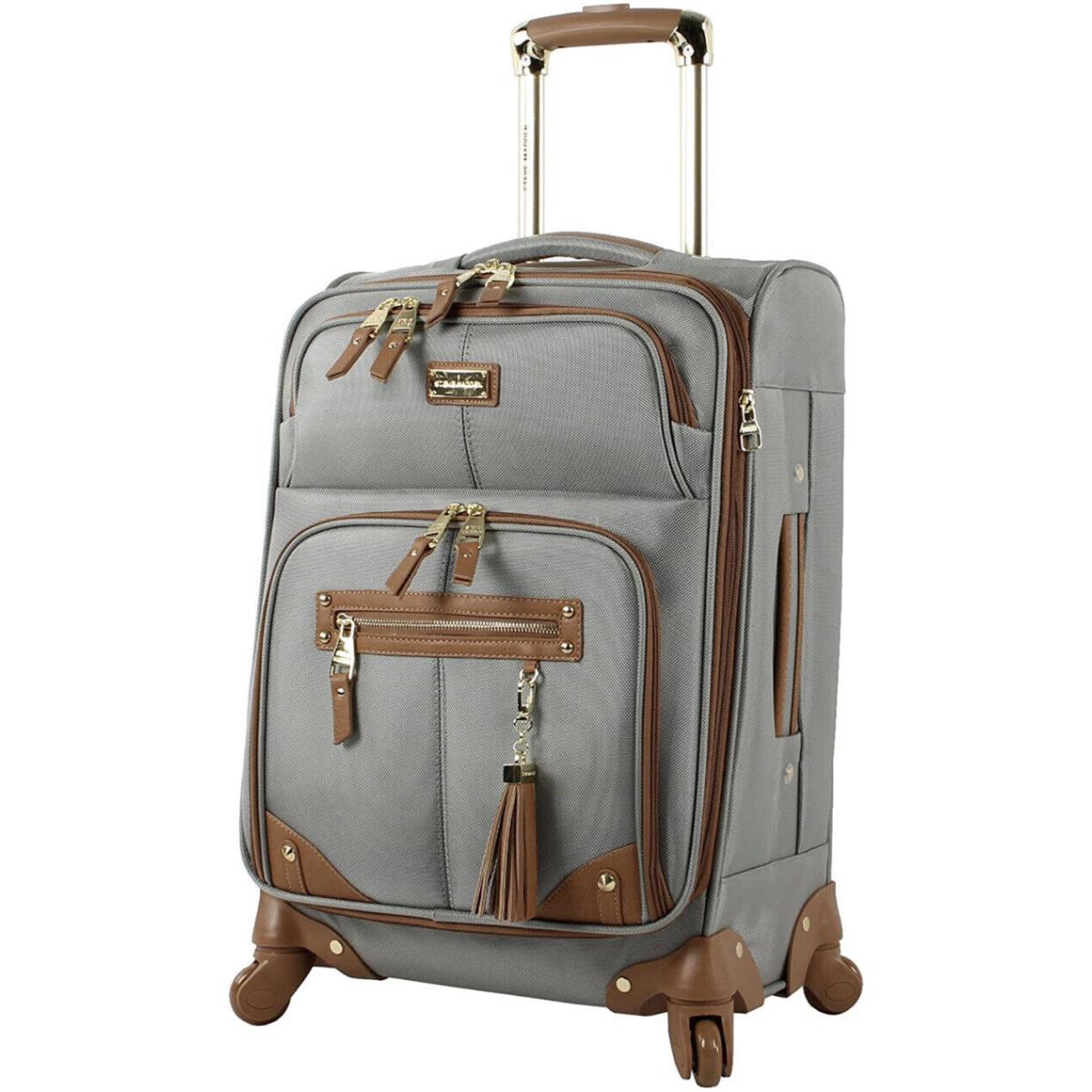 Steve Madden Designer Luggage Collection-lightweight Softside Suitcase 20