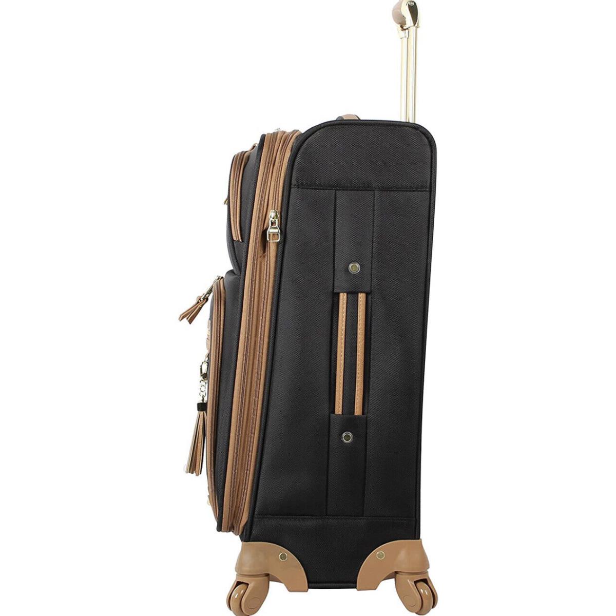 Steve Madden Designer 24 Carry On Luggage Collection-lightweight Suitcase