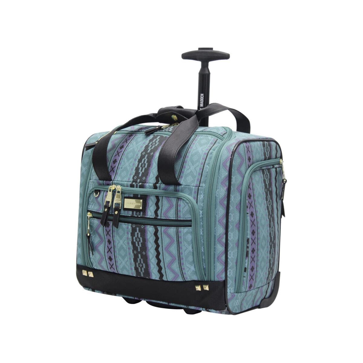 Steve Madden Designer 15 Carry-on Suitcase Spinner Wheel 15 Legends Teal