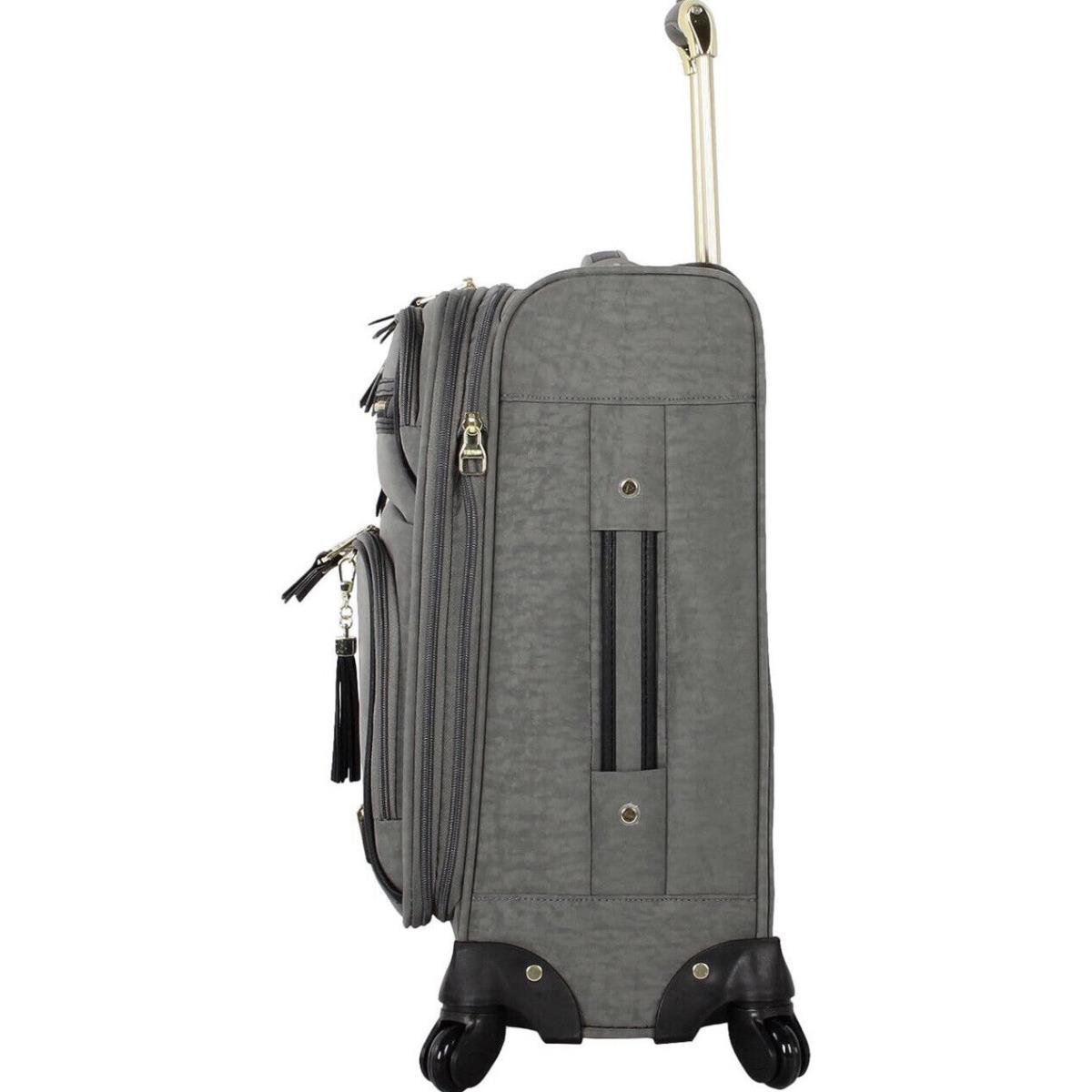 Steve Madden Designer Luggage Collection-lightweight Softside Suitcase 20
