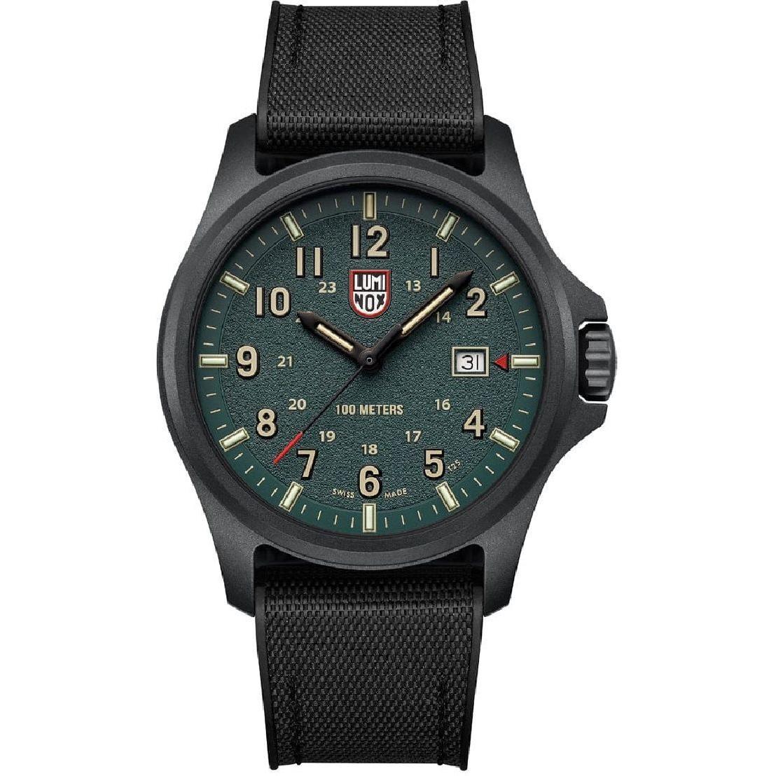 Men`s Luminox Atacama Field Military Style Black Swiss Made Watch XL.1977